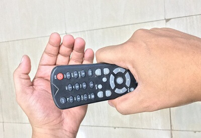 avoid hitting the remote 