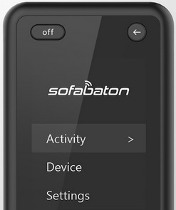 Sofabaton X1 display